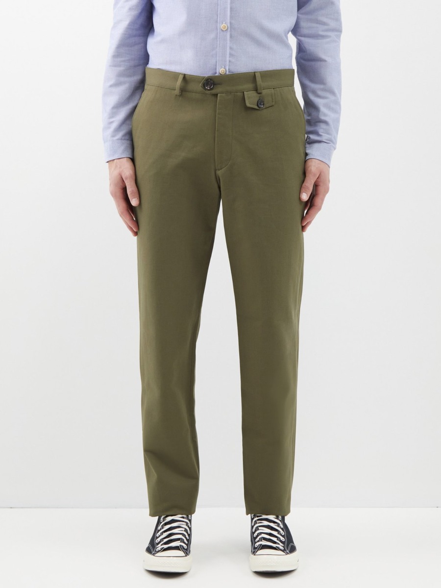Mens Suit Trousers Khaki from Matches Fashion GOOFASH