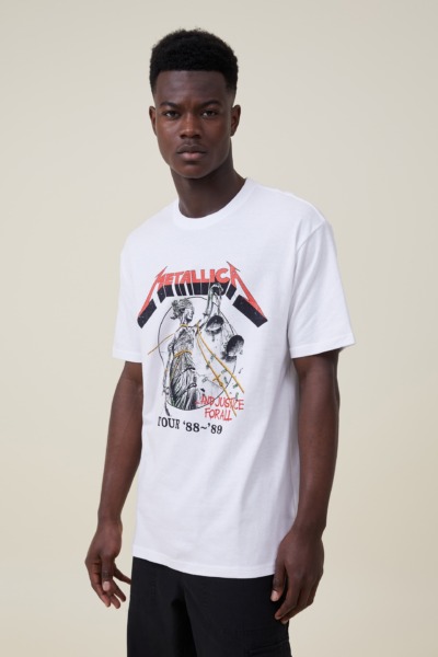 Mens T-Shirt White by Cotton On GOOFASH