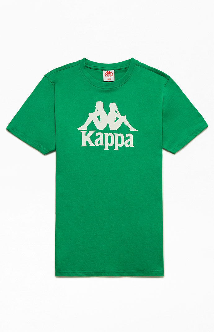 Men's T-Shirt in Green Kappa - Pacsun GOOFASH