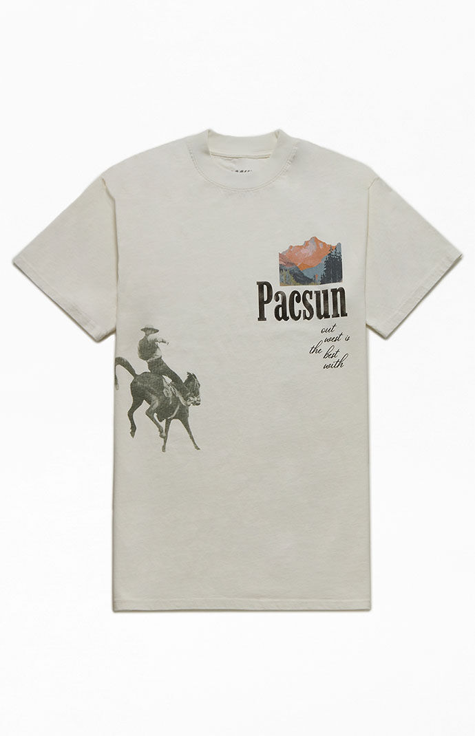 Mens T-Shirt in White - Pacsun GOOFASH