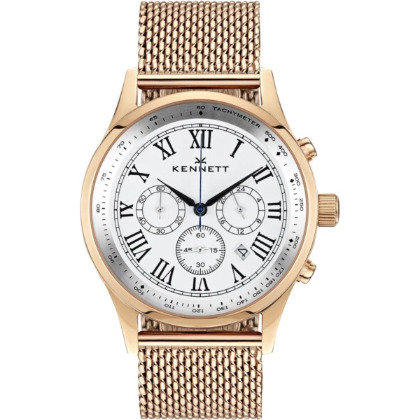 Men's White Chronograph Watch - Watch Shop GOOFASH