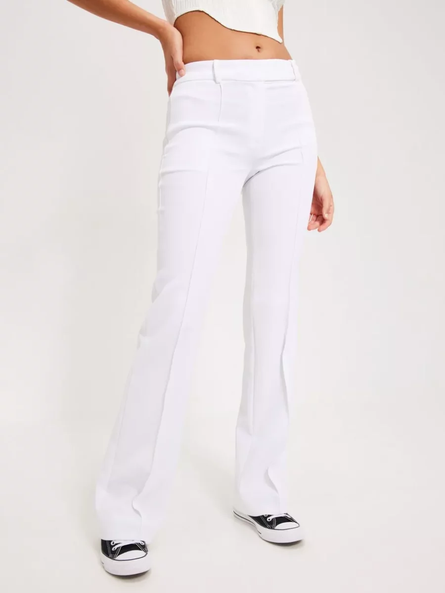 Michael Kors Bootcut Trousers White by Nelly GOOFASH