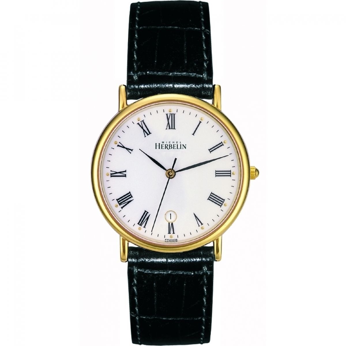 Michel Herbelin - Men's Watch in White from Watch Shop GOOFASH