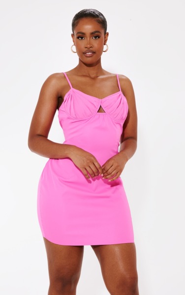 Mini Dress - Pink - Woman - PrettyLittleThing GOOFASH