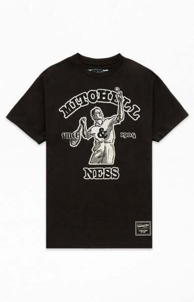 Mitchell & Ness T-Shirt in Black Pacsun Man GOOFASH