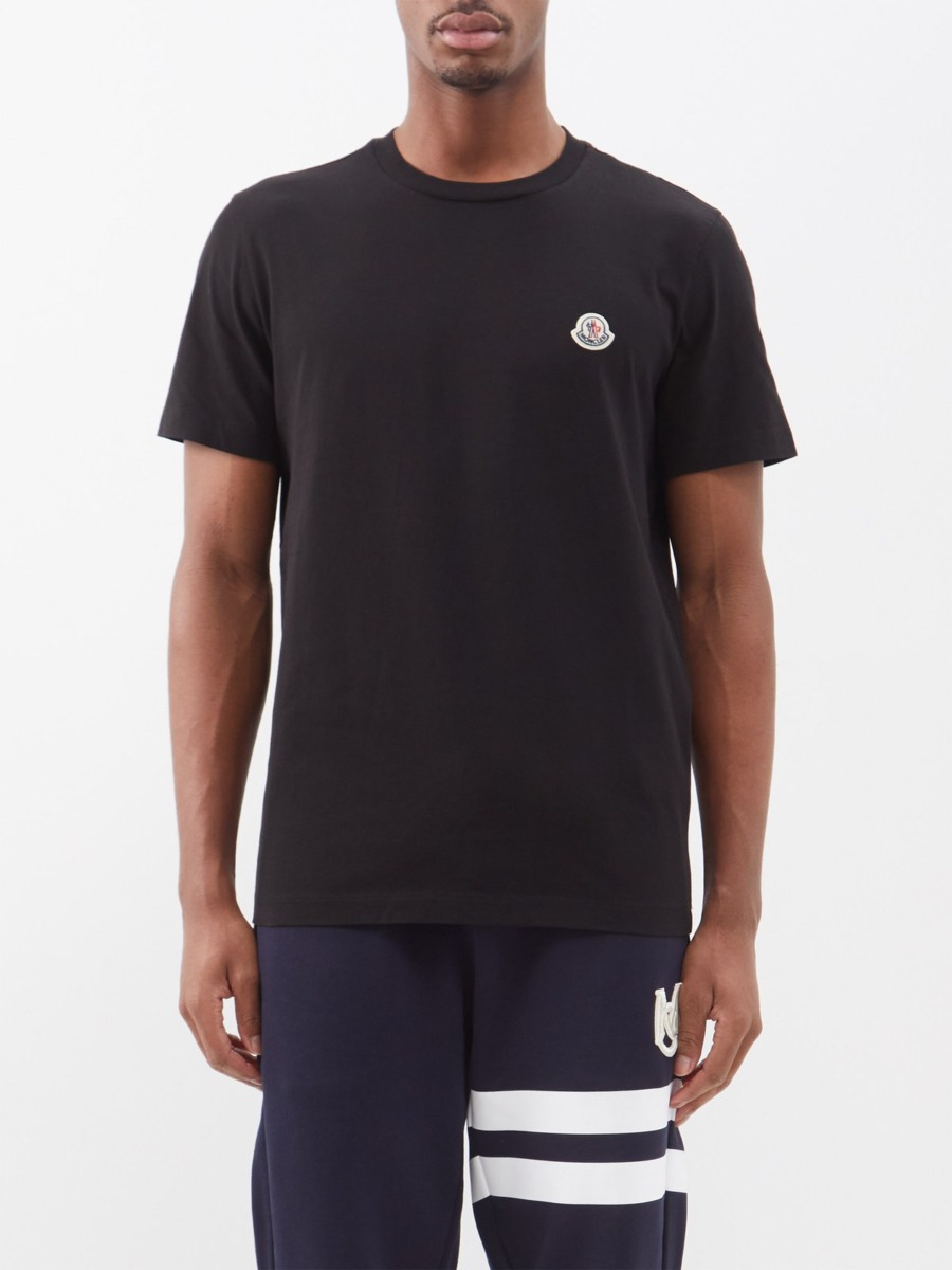 Moncler - Black Mens T-Shirt Matches Fashion GOOFASH