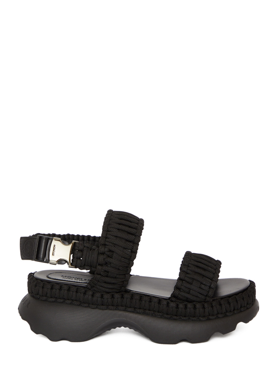 Moncler Lady Sandals in Black - Leam GOOFASH