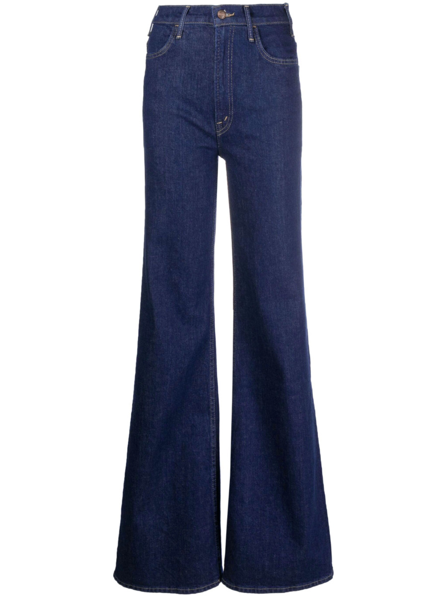 Mother - Woman Jeans in Blue Leam GOOFASH