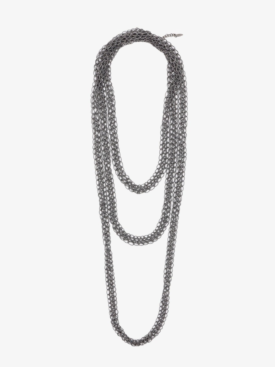 Necklace in Black for Woman by Nugnes GOOFASH