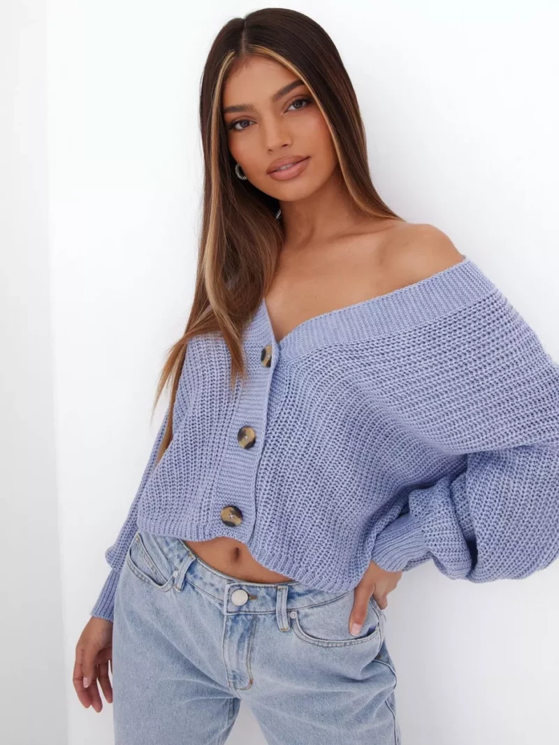 Nelly - Blue Lady Cardigan Only GOOFASH