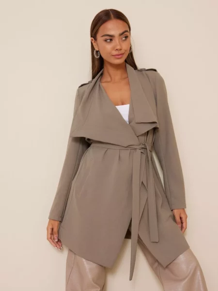 Nelly - Coat in Brown for Women from Object Collectors Item GOOFASH