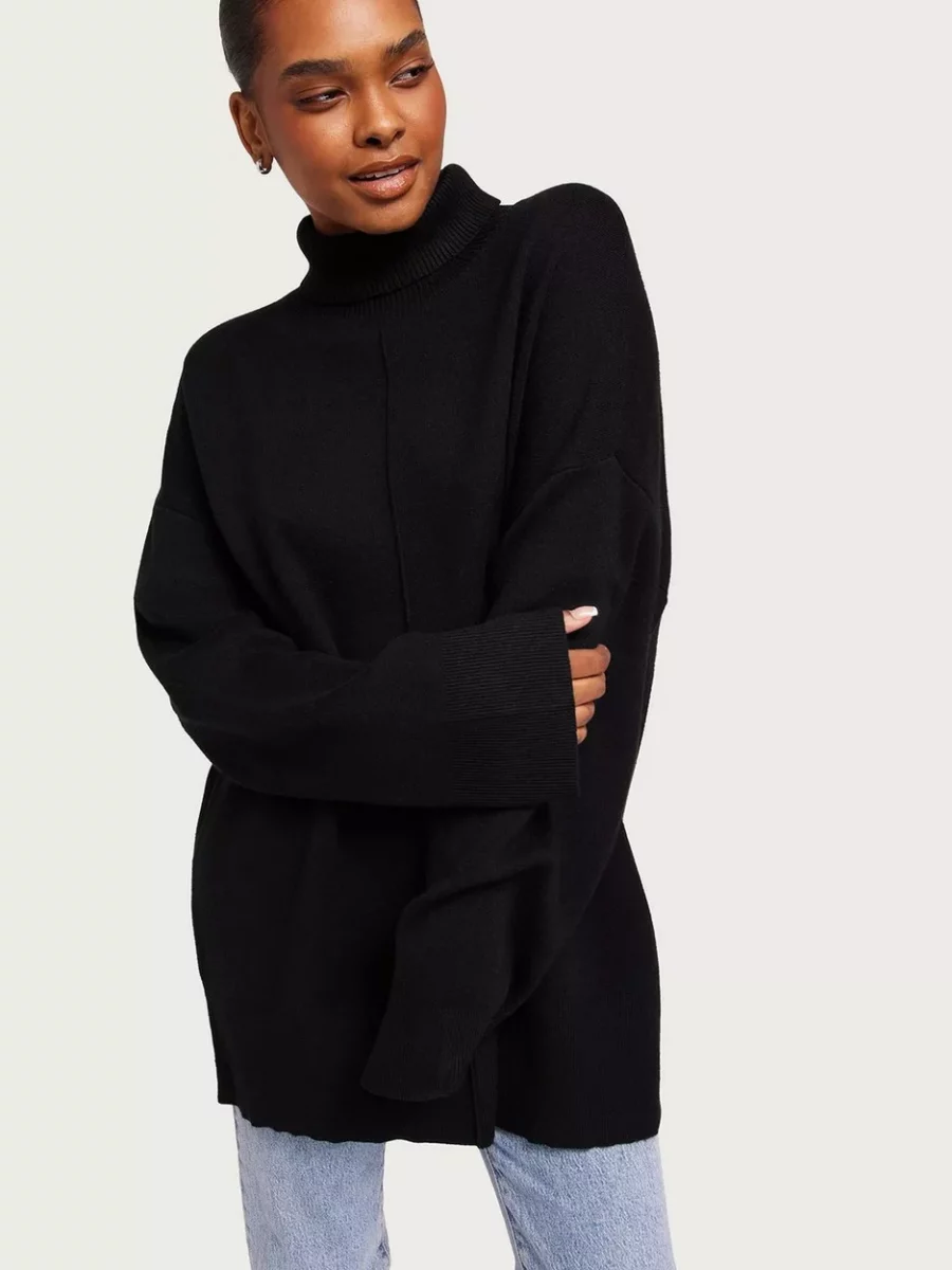 Nelly Knitted Sweater Black for Woman from Object Collectors Item GOOFASH
