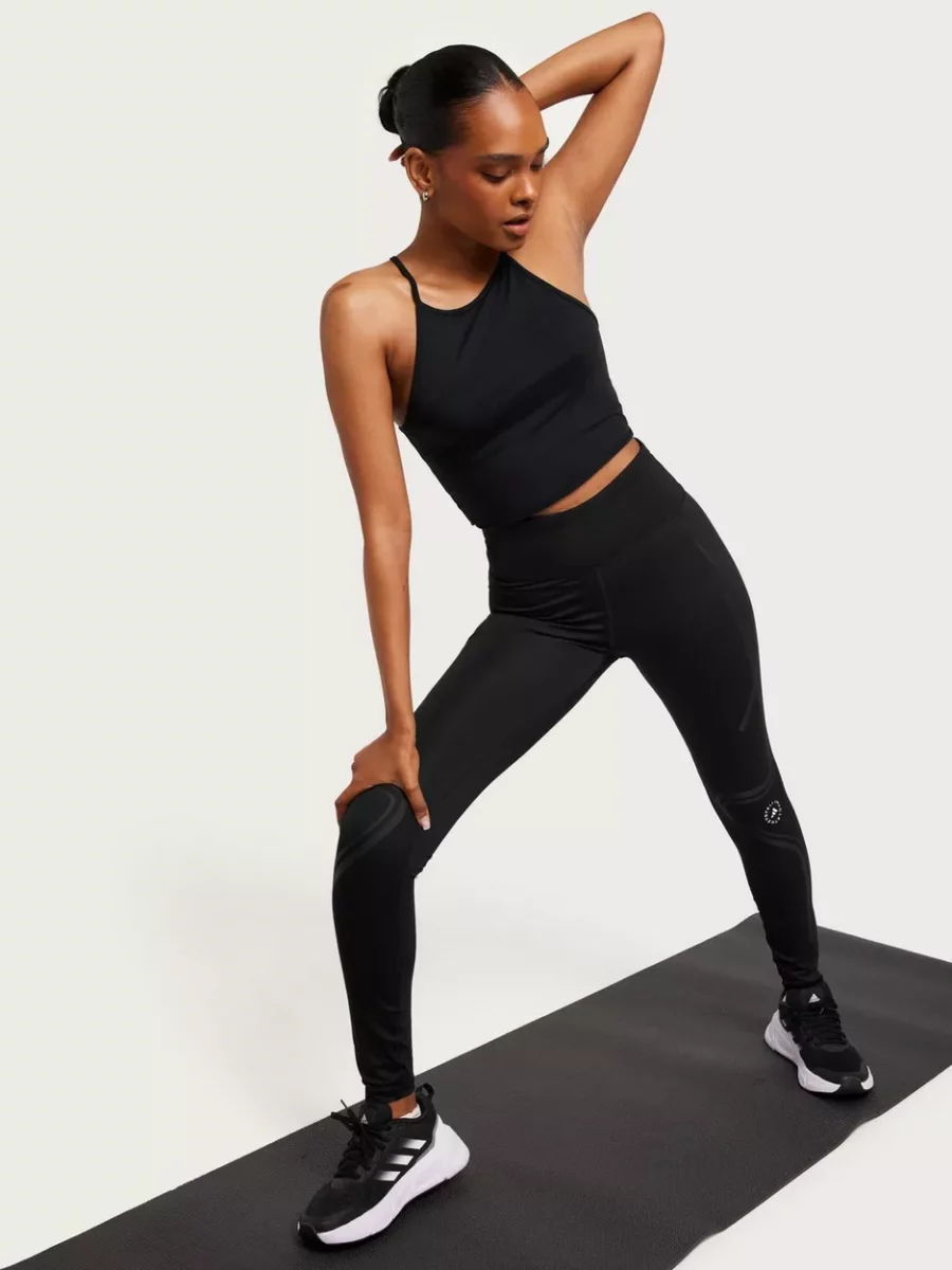 Nelly - Ladies Black Tights from Adidas GOOFASH