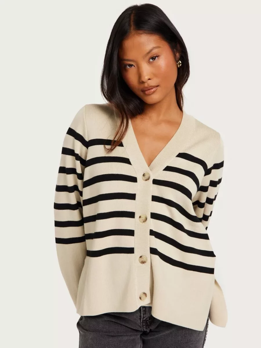 Nelly Ladies Cardigan Sand from Object Collectors Item GOOFASH