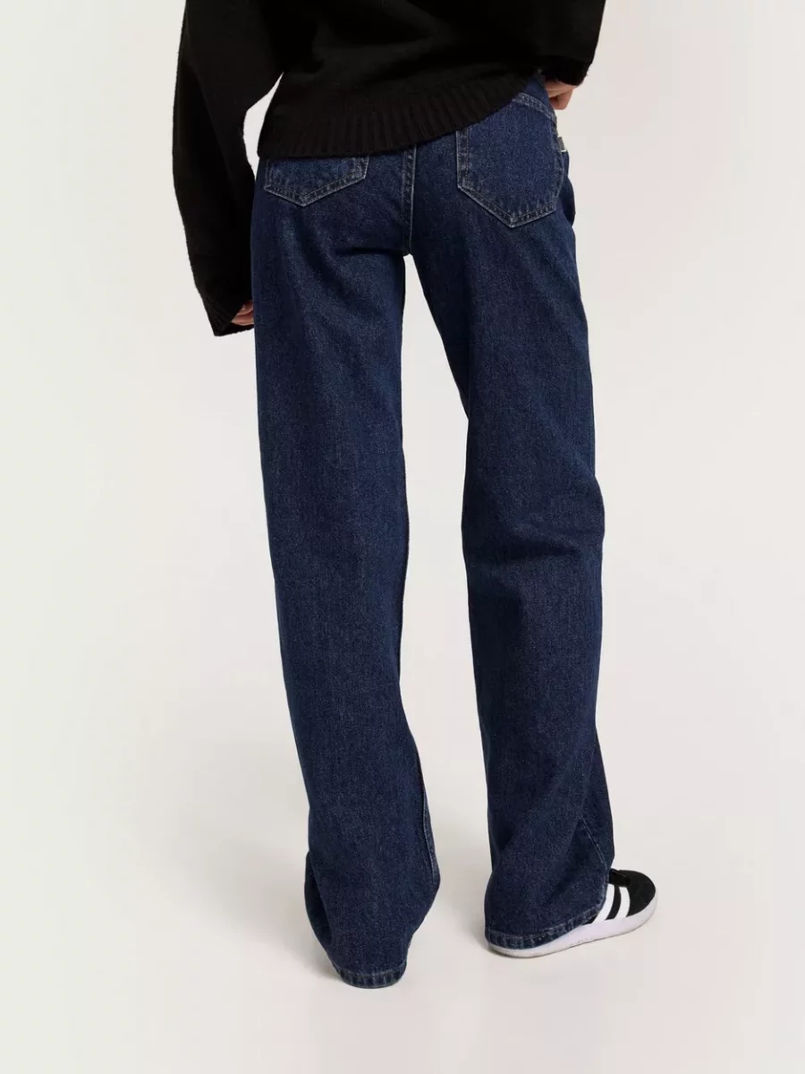 Nelly - Ladies Jeans Blue by Woodbird GOOFASH