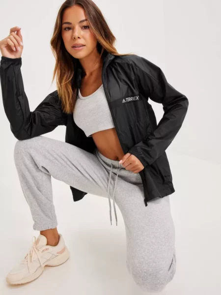 Nelly Ladies Training Jacket in Black from Adidas GOOFASH