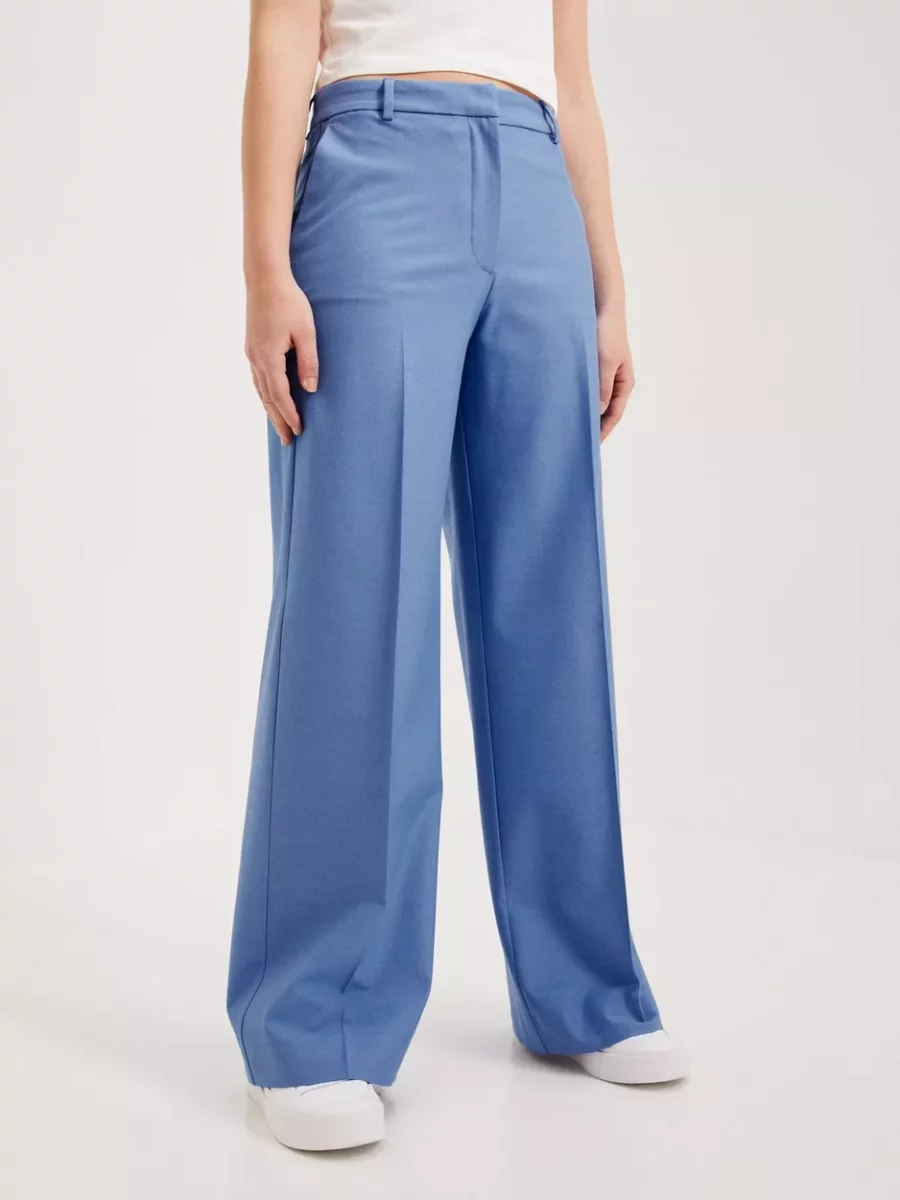 Nelly Lady Blue Trousers by Selected GOOFASH