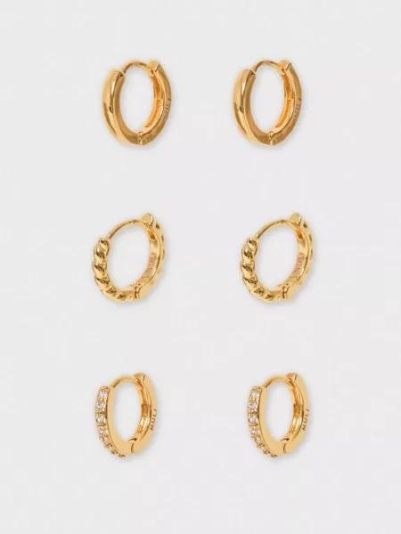 Nelly - Lady Earrings - Gold GOOFASH