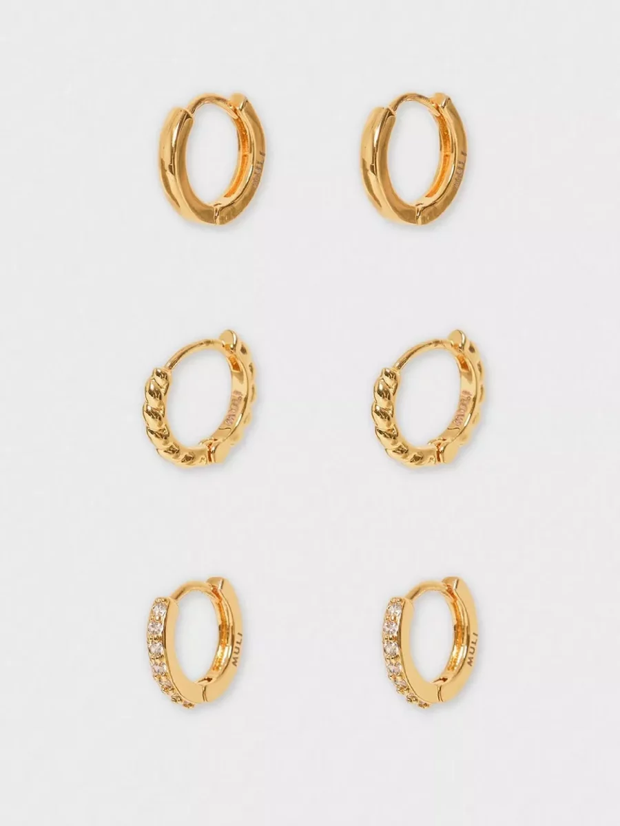 Nelly - Lady Earrings - Gold GOOFASH