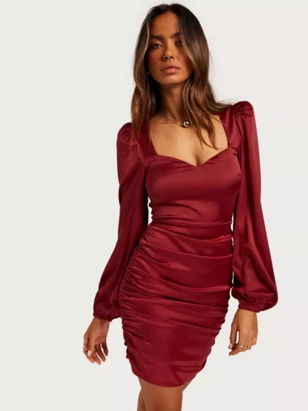 Nelly - Red - Woman Party Dress GOOFASH