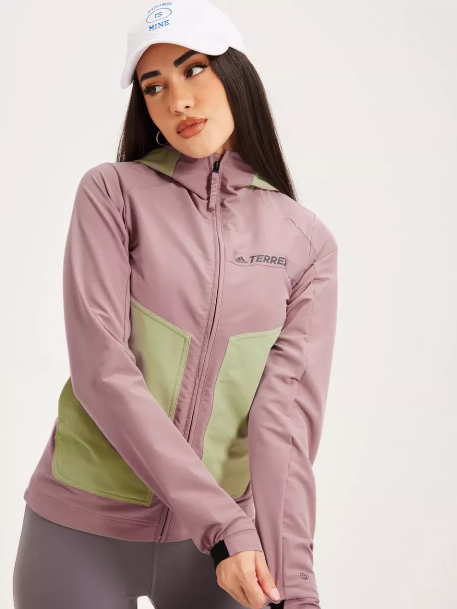 Nelly - Training Jacket in Pink by Adidas GOOFASH