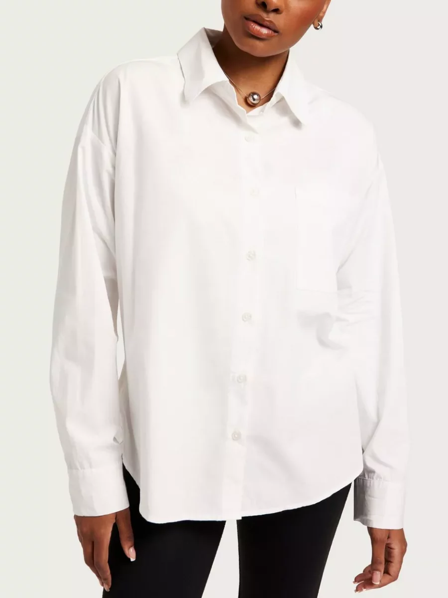 Nelly - White Shirt for Woman GOOFASH