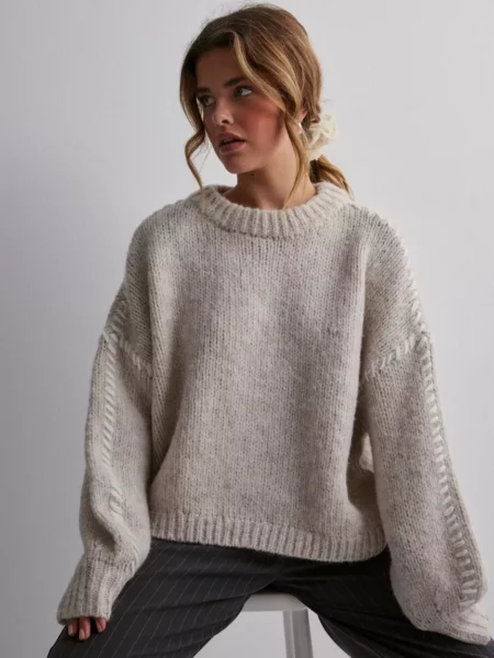 Nelly White Womens Knitted Sweater Vero Moda GOOFASH