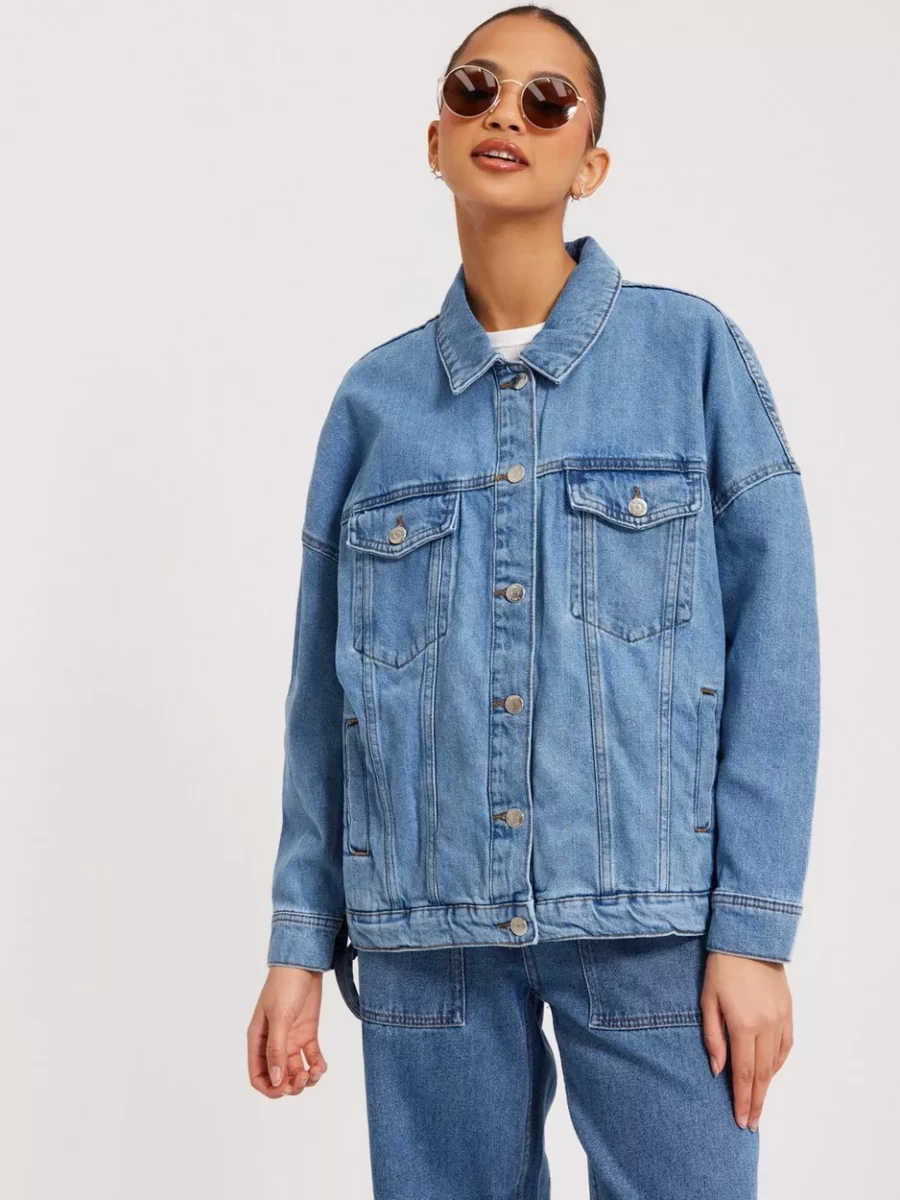 Nelly - Woman Jacket - Blue - Only GOOFASH