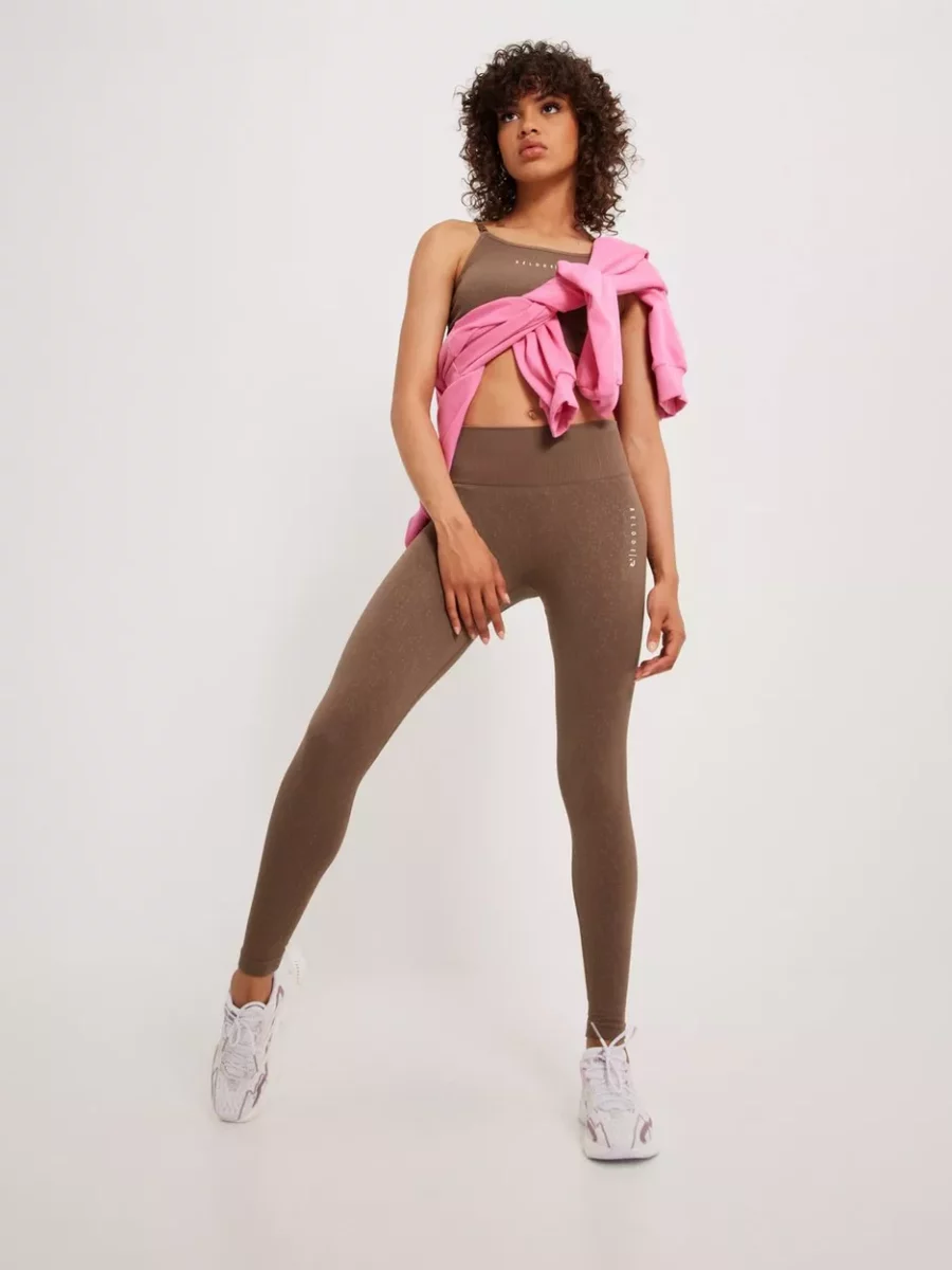 Nelly Woman Tights Brown by Relode GOOFASH