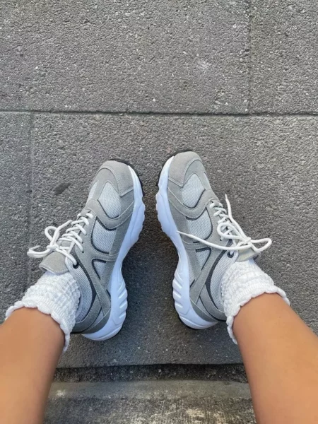 Nelly Women Grey Sneakers GOOFASH