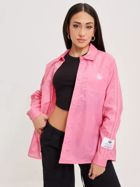 Nelly - Women Shirt - Pink - Adidas GOOFASH