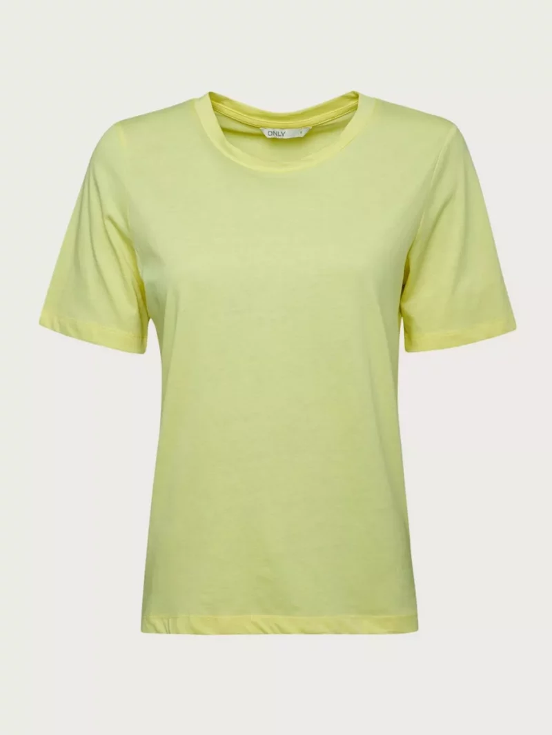 Nelly Women Yellow Top by Only GOOFASH