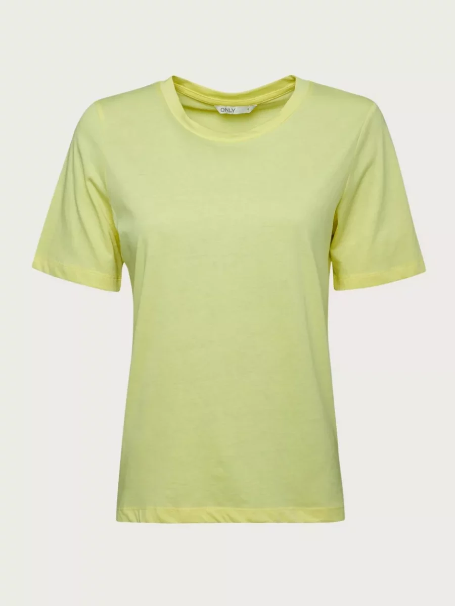 Nelly Women Yellow Top by Only GOOFASH