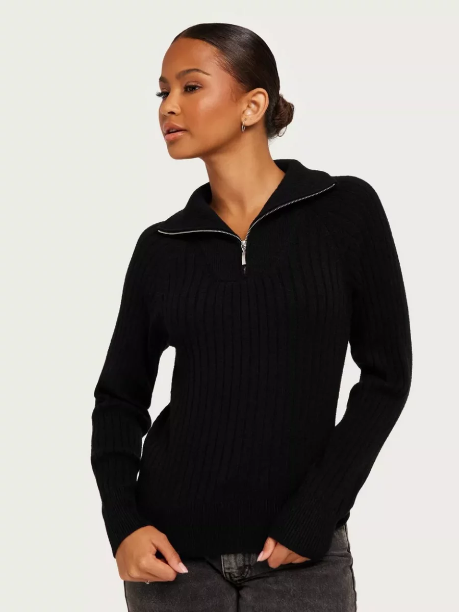 Nelly - Womens Black Knitted Sweater from Jdy GOOFASH
