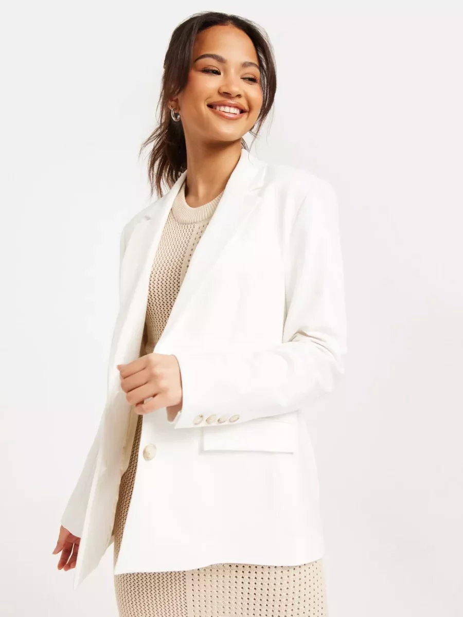 Nelly Women's Blazer White by Selected GOOFASH