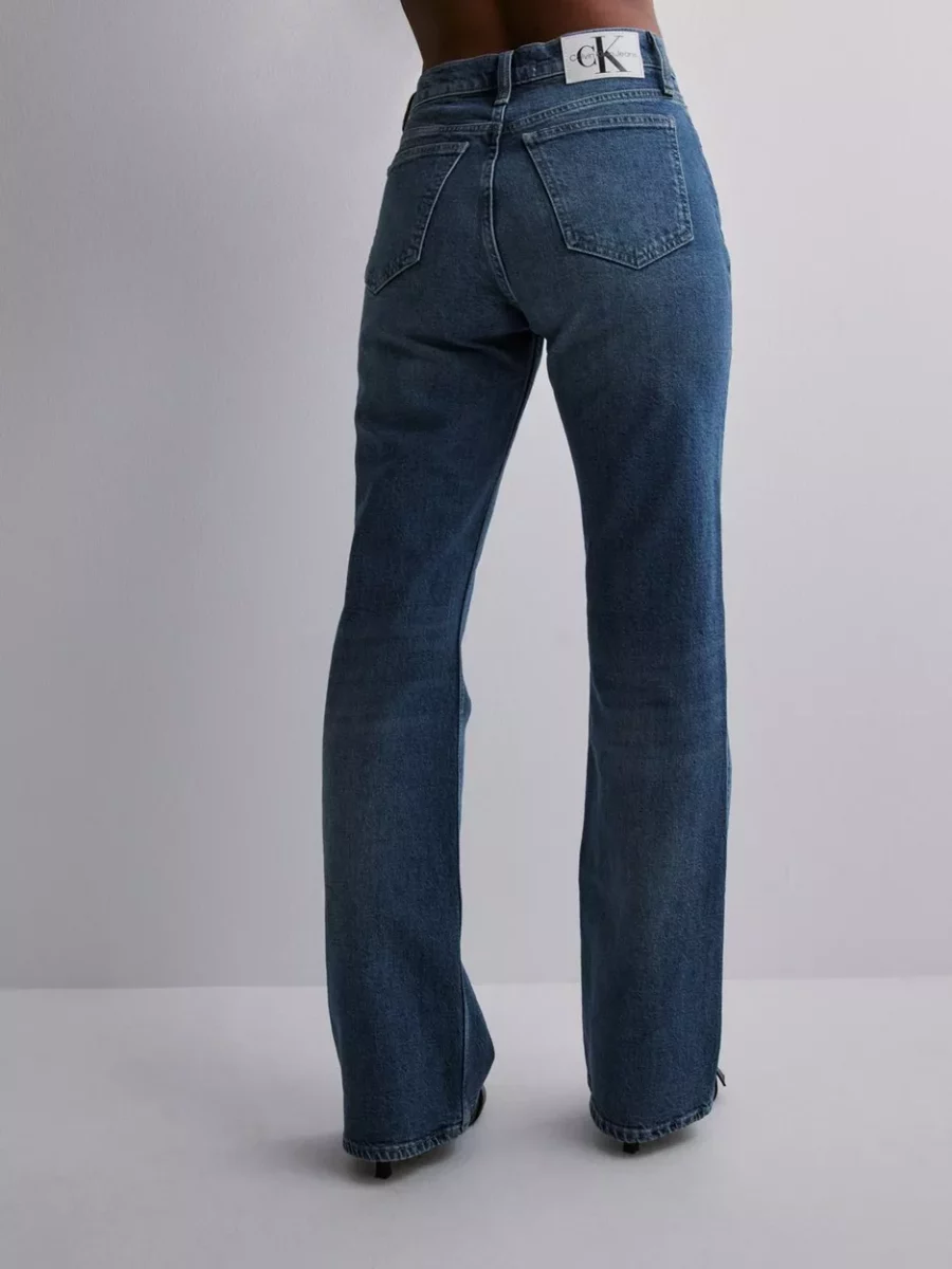 Nelly - Women's Bootcut Jeans in Blue by Calvin Klein GOOFASH
