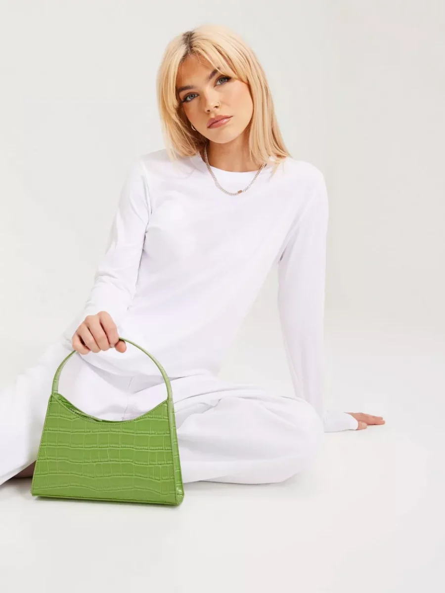 Nelly Women's Handbag Green GOOFASH