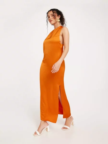 Nelly - Women's Party Dress in Orange from Samsoe & Samsoe GOOFASH