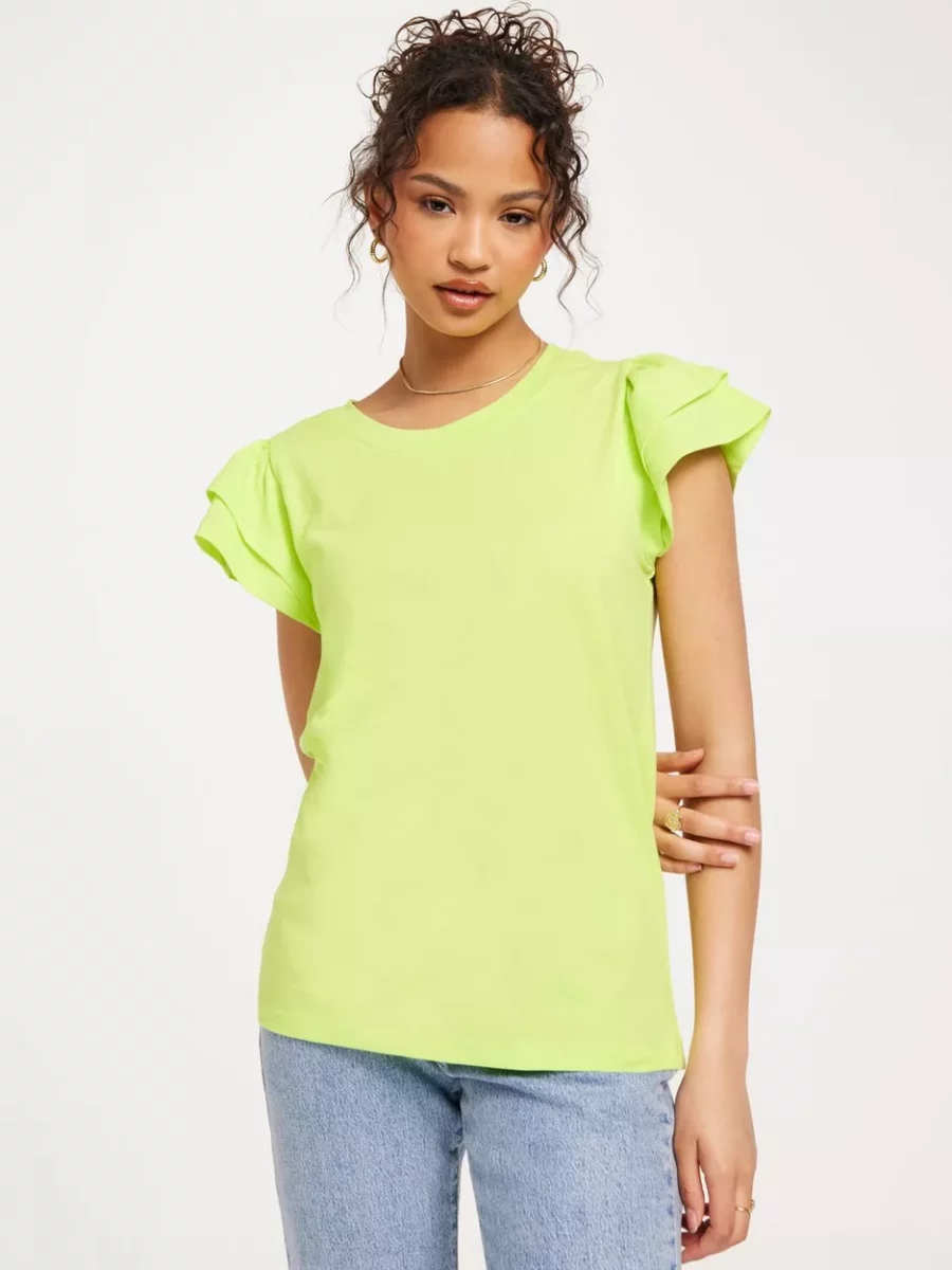 Nelly Women's Top Green from Selected GOOFASH