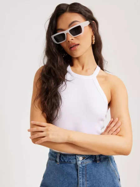 Nelly Womens Top White from Selected GOOFASH