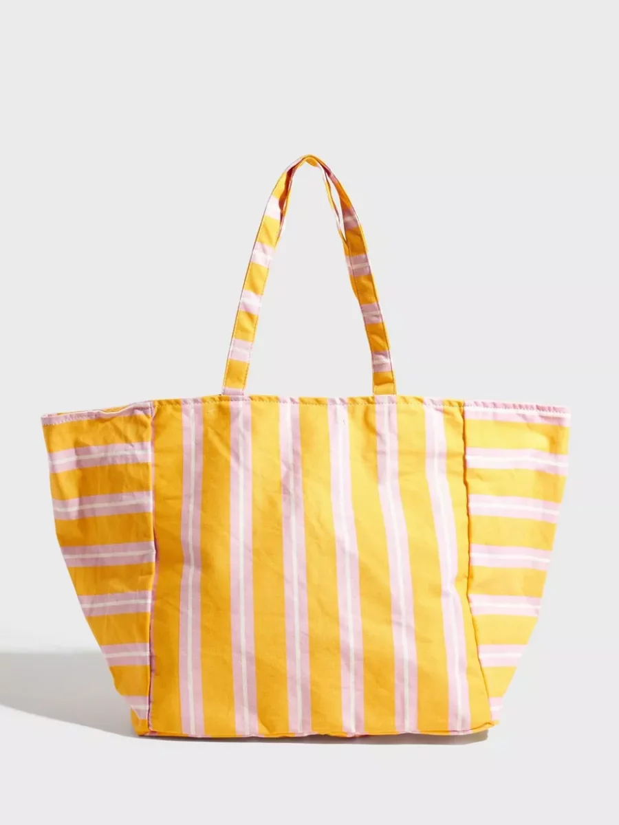 Nelly - Yellow Tote Bag Pieces Woman GOOFASH
