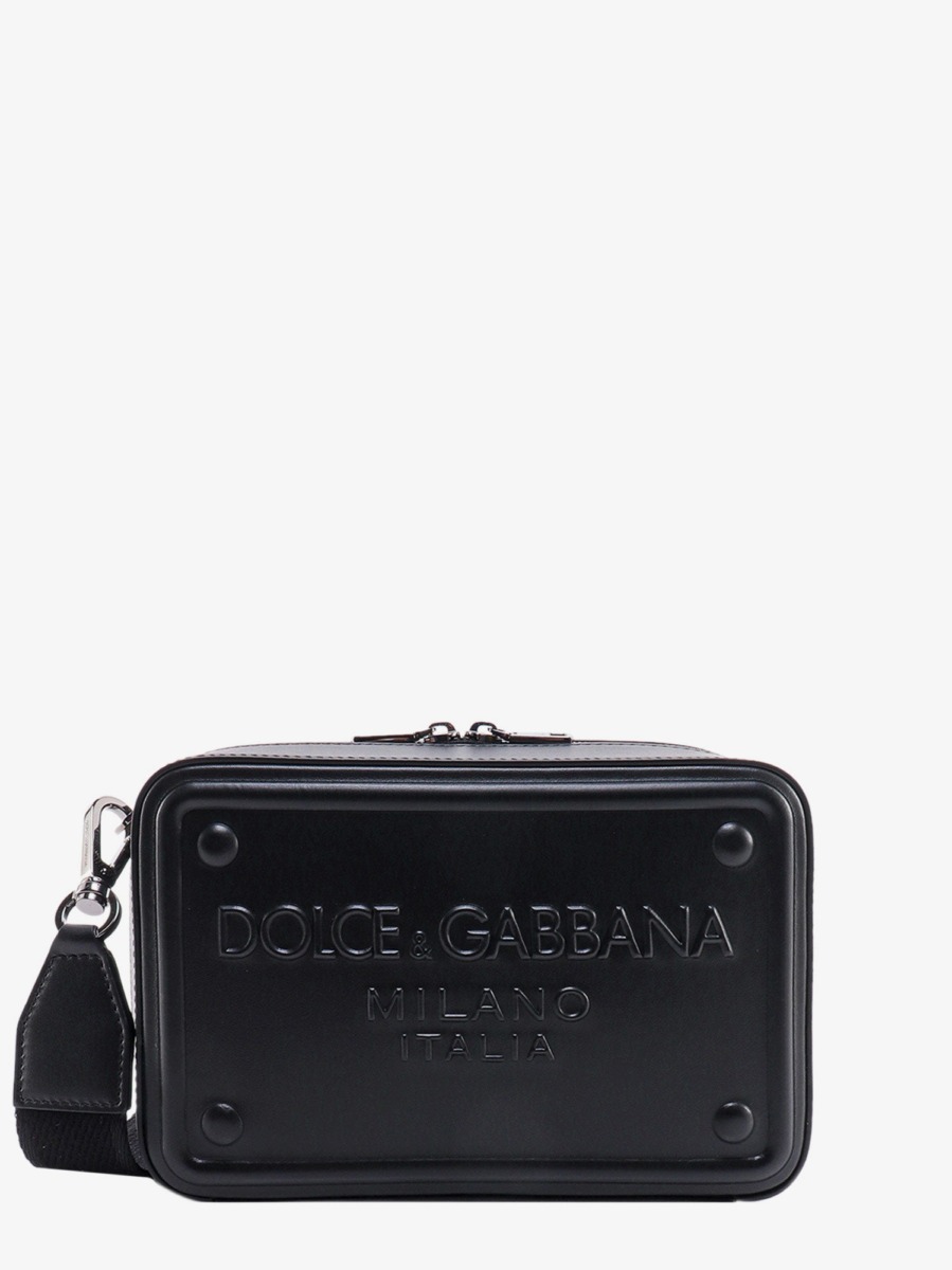 Nugnes - Black Shoulder Bag for Men by Dolce & Gabbana GOOFASH