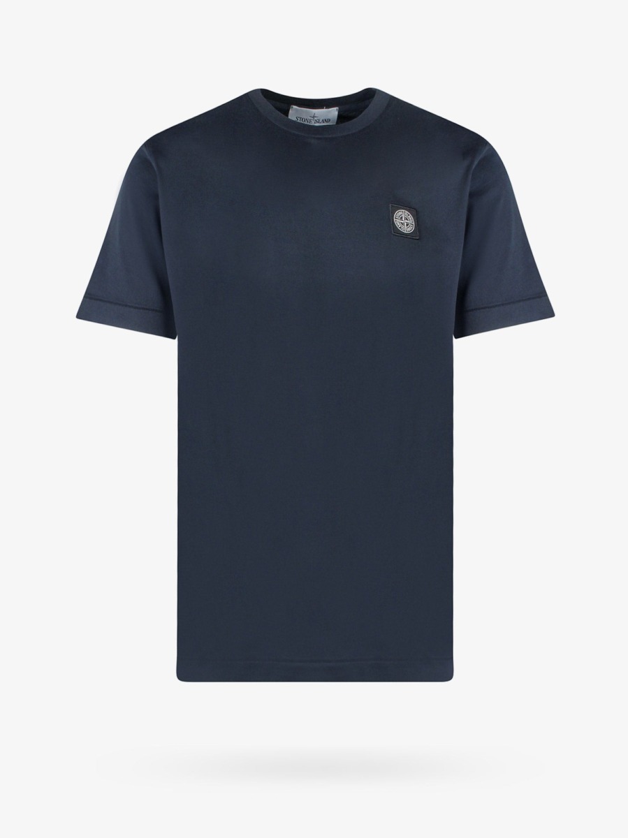 Nugnes Blue T-Shirt from Stone Island GOOFASH