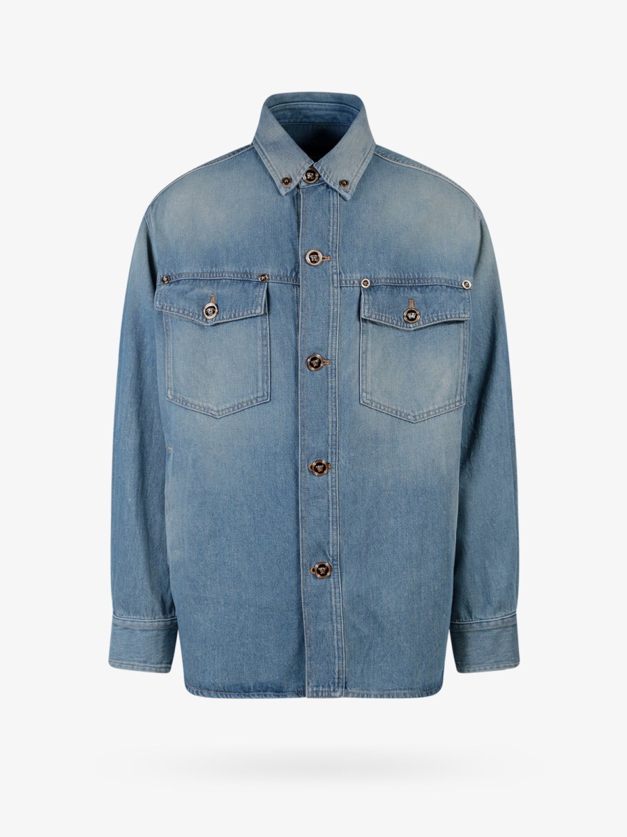 Nugnes - Jacket in Blue Versace GOOFASH