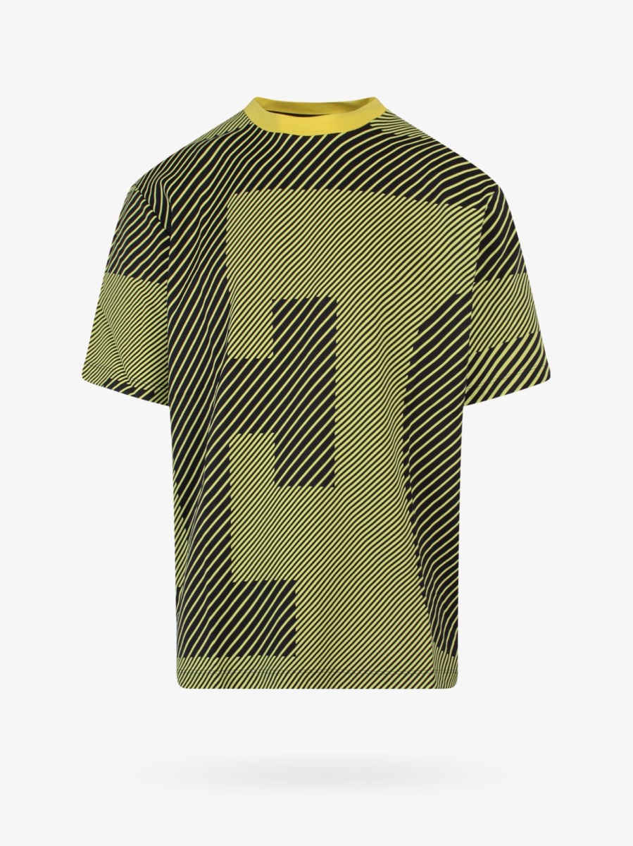 Nugnes Man T-Shirt in Yellow GOOFASH