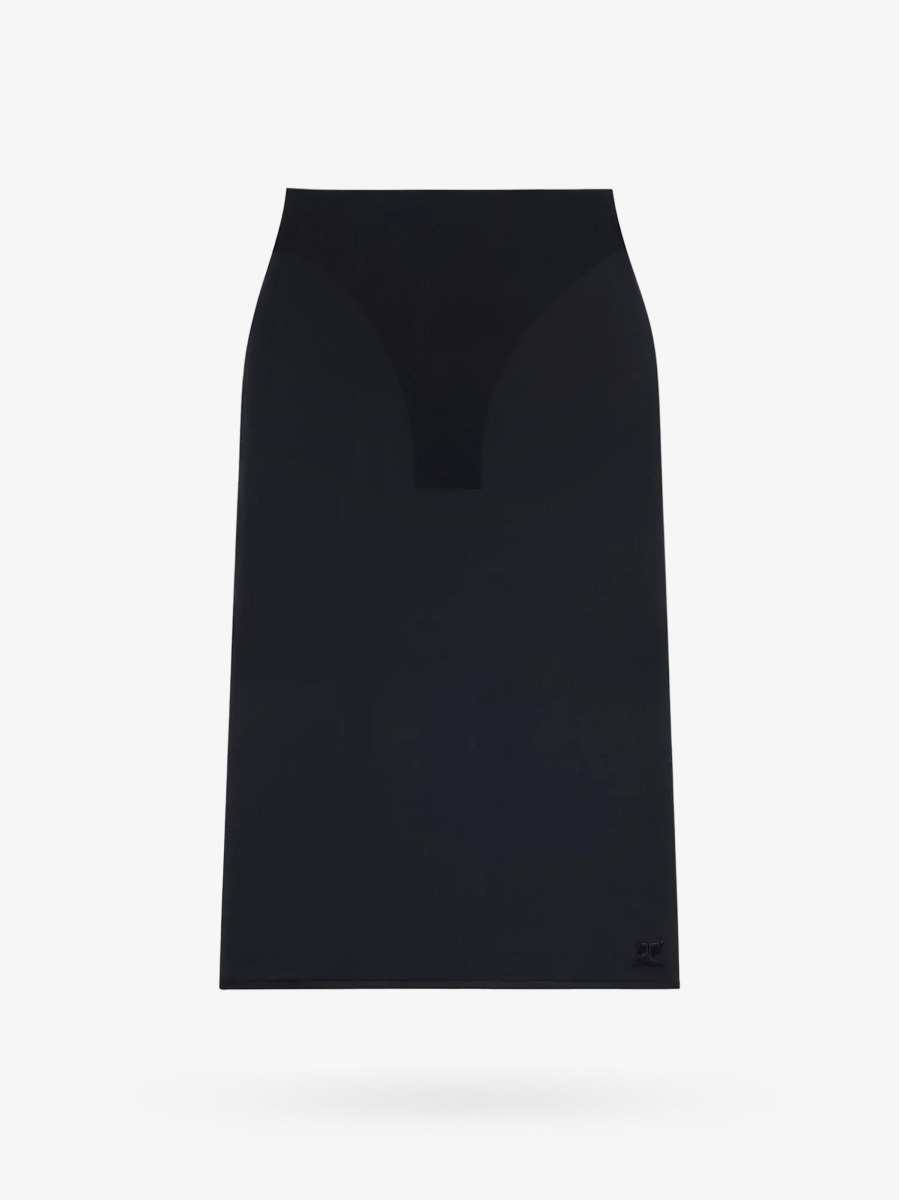 Nugnes - Skirt in Black for Woman by Courreges GOOFASH