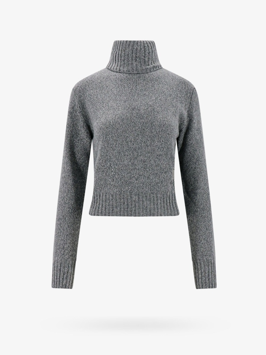 Nugnes - Woman Sweater Grey GOOFASH