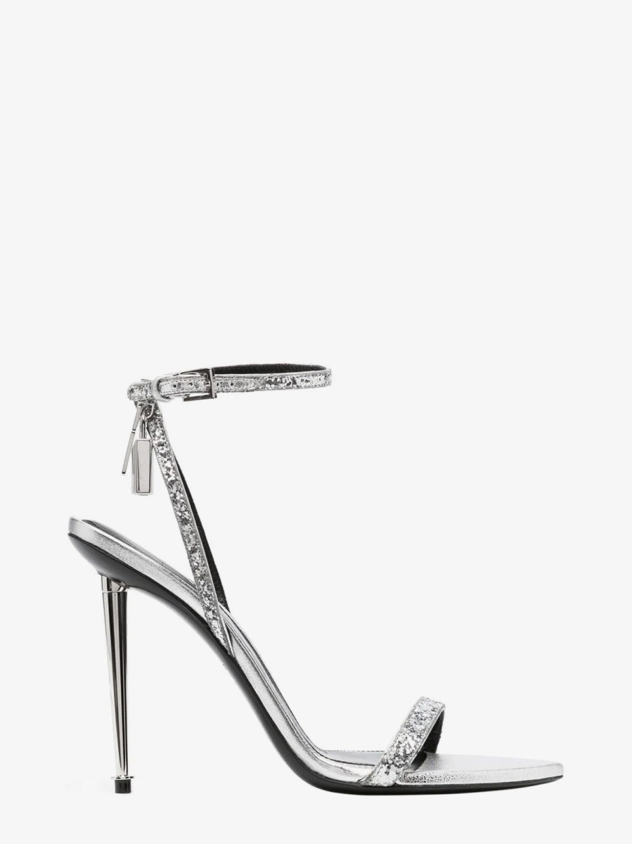 Nugnes - Women Silver Sandals from Tom Ford GOOFASH