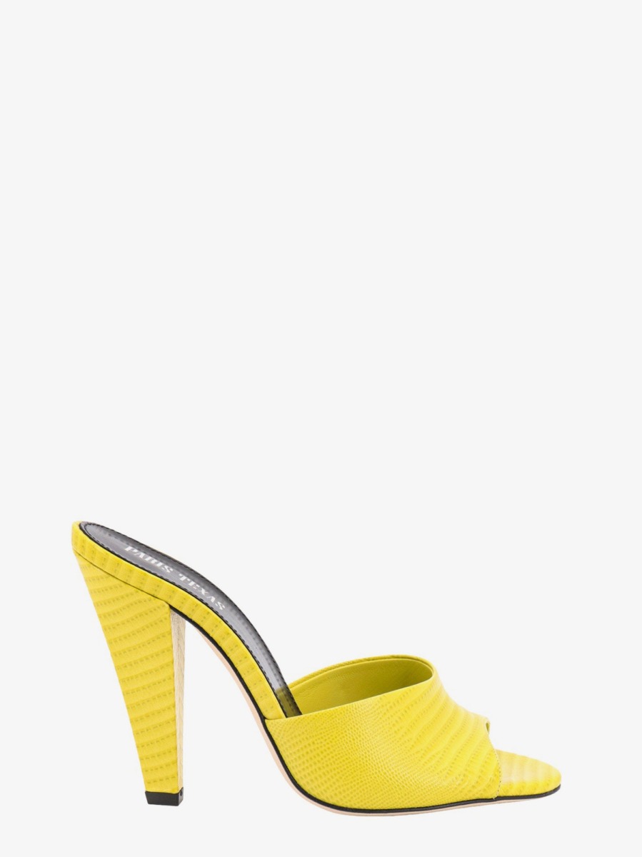 Nugnes - Womens Sandals Yellow by Paris Texas GOOFASH