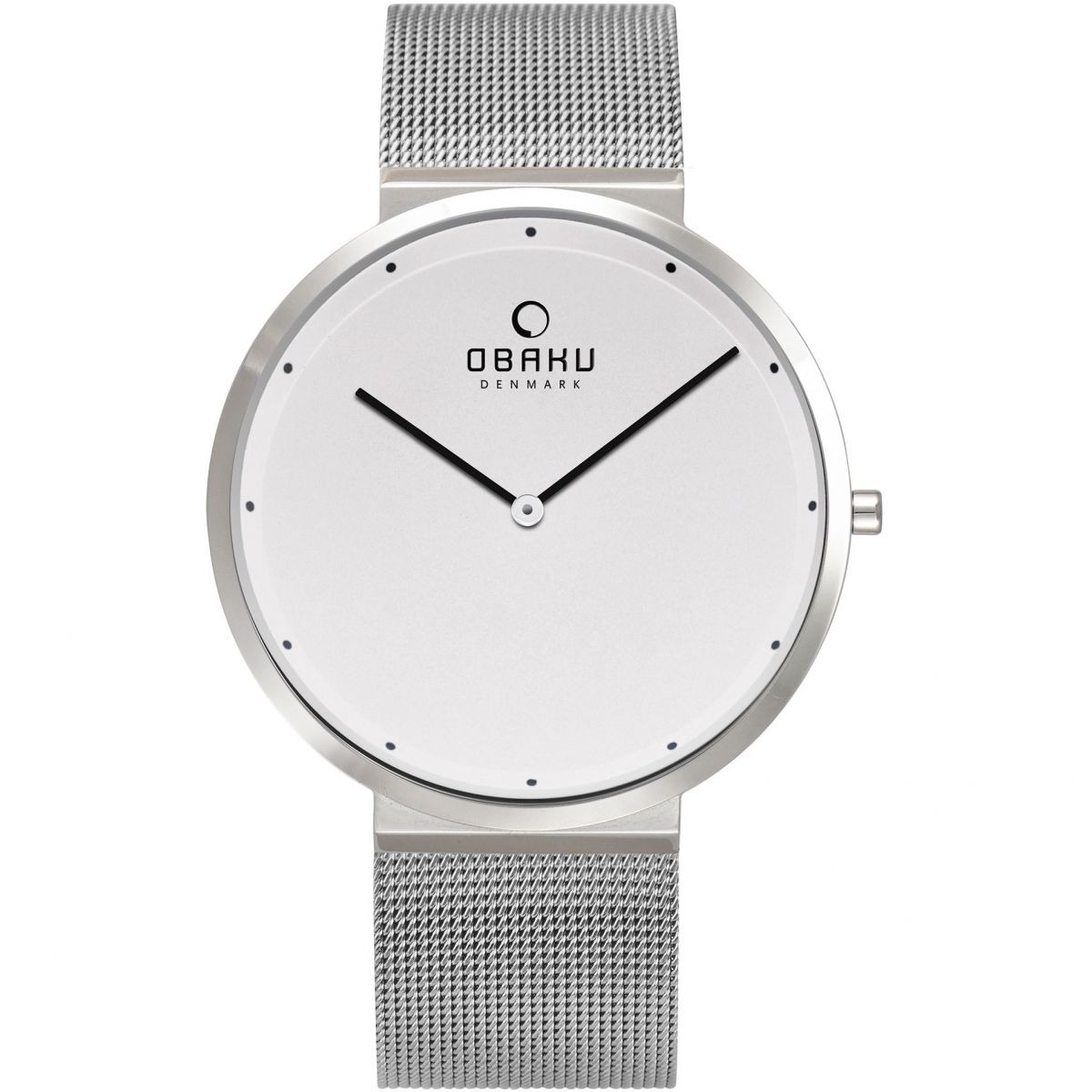 Obaku - Gent Watch Silver - Watch Shop GOOFASH